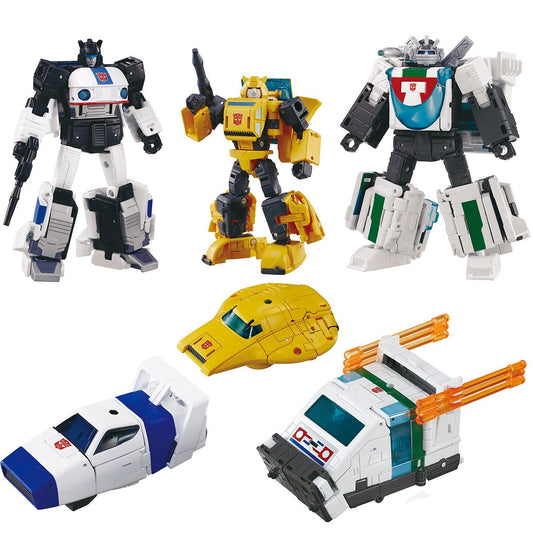 [Pre-Order] Transformers Dramatic Capture Series DCS-4 Cybertron Chase Jazz, Wheeljack & Bumblebee Set