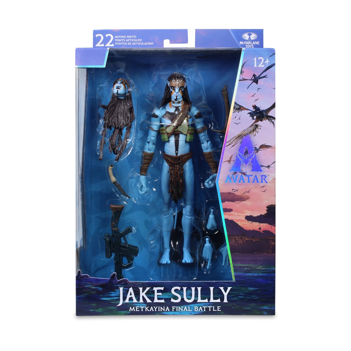 Avatar: Fire and Ash McFarlane Collector Edition Jake Sully Metkayina Final Battle 7-Inch Scale Action Figure