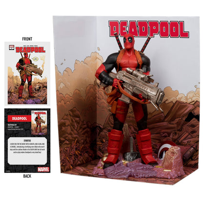 Marvel Wave 5 Deadpool #1 1:6 Scale Posed Figure with Scene and Comic