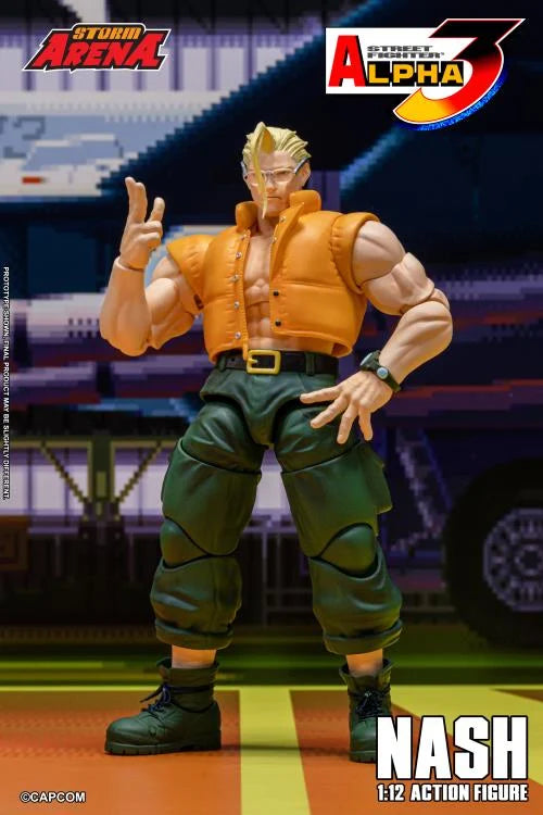 Street Fighter Alpha 3 Storm Arena Nash 1/12 Scale Action Figure