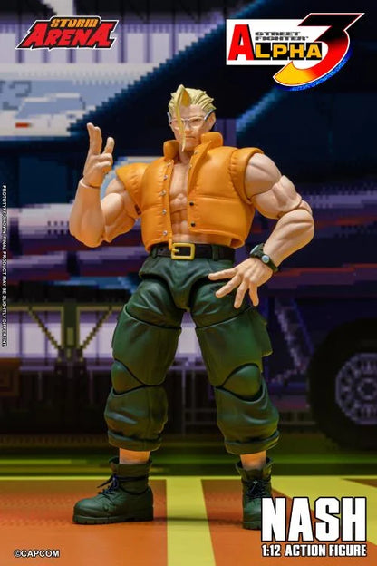 Street Fighter Alpha 3 Storm Arena Nash 1/12 Scale Action Figure