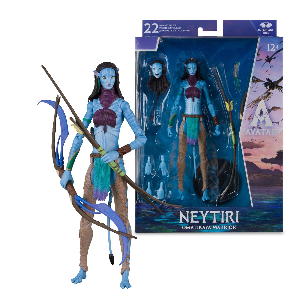 Avatar: Fire and Ash McFarlane Collector Edition Neytiri Omatikaya Warrior 7-Inch Scale Action Figure