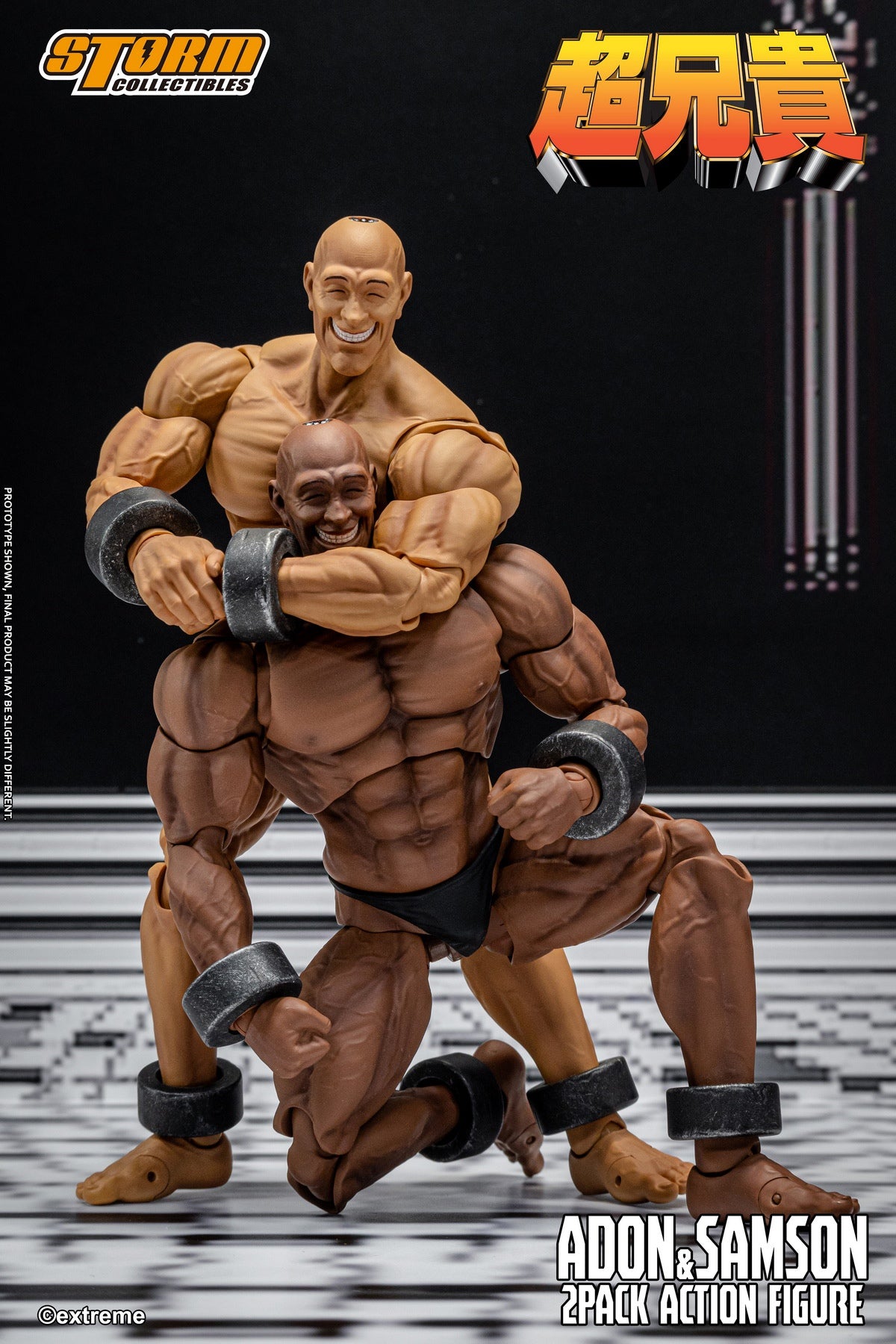 Chou-Aniki Adon and Samson 1/12 Scale Action Figure Set