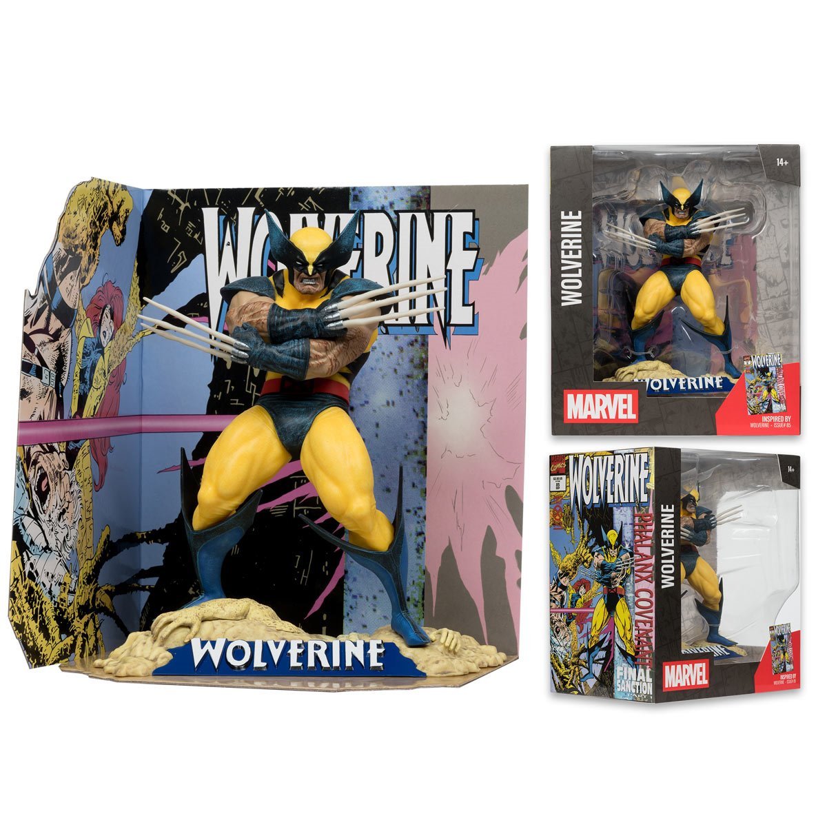 Marvel Wolverine #85 1:10 Scale Posed Figure with Scene