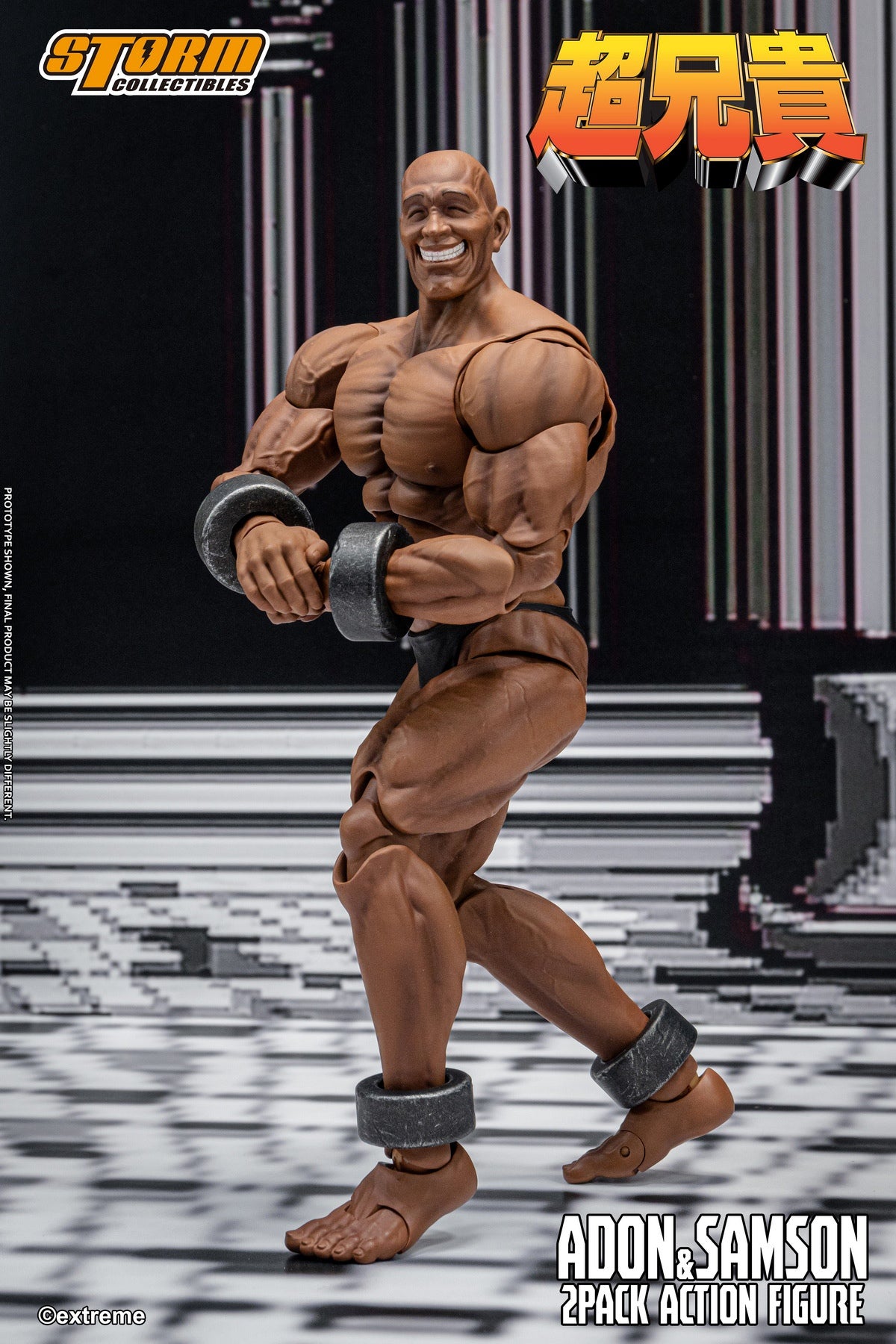 Chou-Aniki Adon and Samson 1/12 Scale Action Figure Set