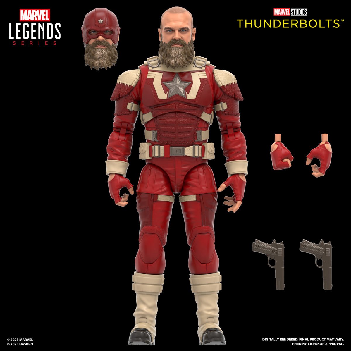Marvel Legends Series Thunderbolts* Movie Yelena Belova and Red Guardian 6-Inch Action Figures 2-Pack