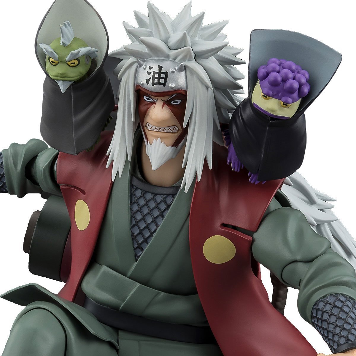 Naruto Jiraiya Hidden Leaf Heroic Master Sage Mode Set S.H.Figuarts Action Figure