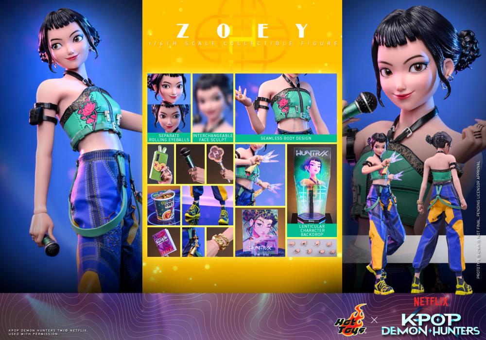 KPop Demon Hunters Zoey 1/6th Scale Collectible Figure