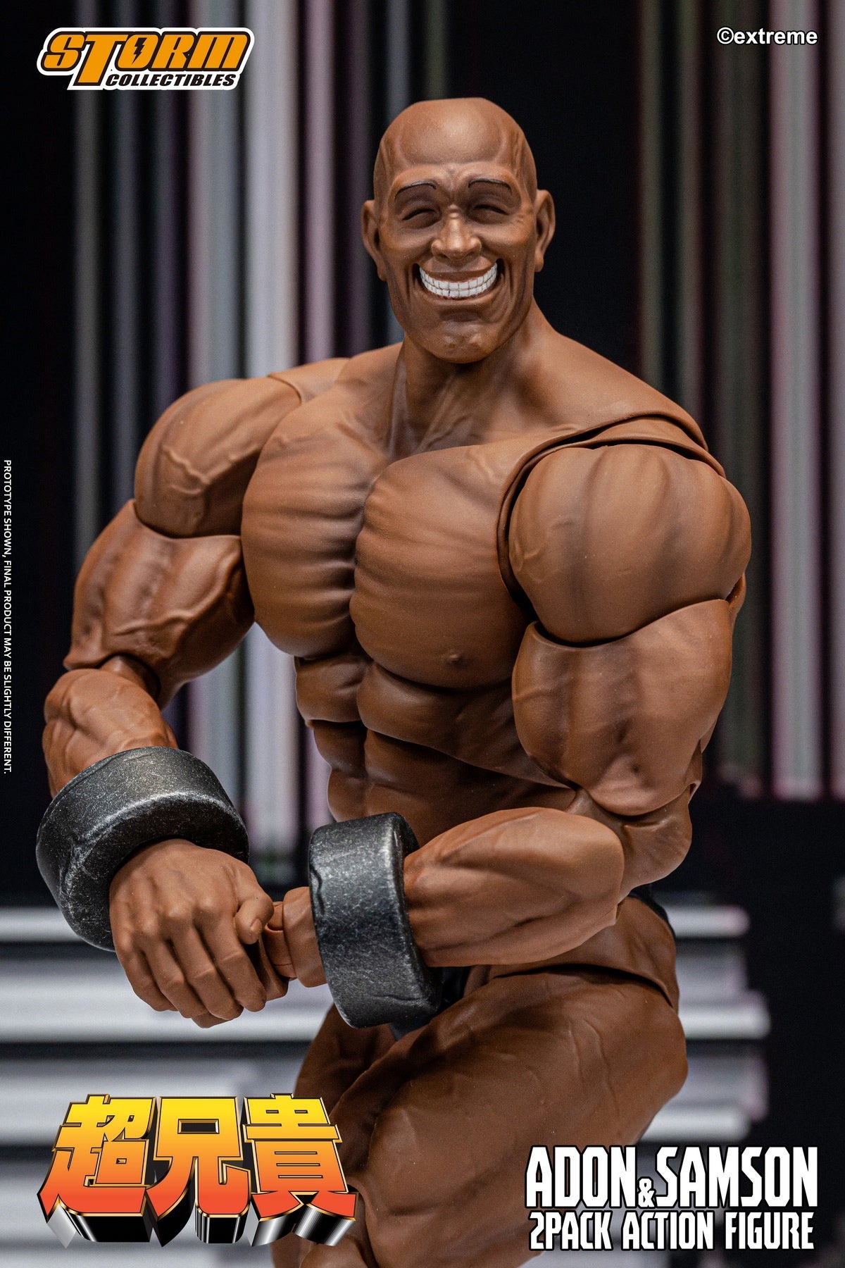 Chou-Aniki Adon and Samson 1/12 Scale Action Figure Set