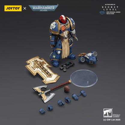 Warhammer 40,000 Ultramarines Metaurus with Power Axe, Stormshield and Plasma Pistol 1:18 Scale Action Figure