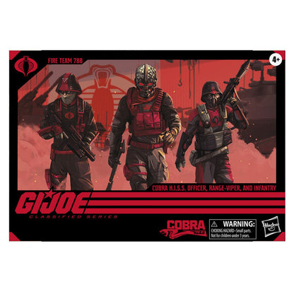 G.I. Joe Classified Series Cobra H.I.S.S. - Fire Team 788 6-Inch Action Figure Set