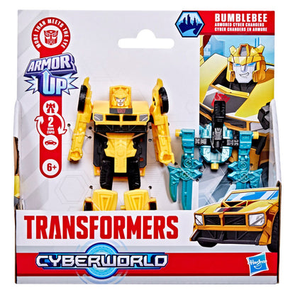 Transformers Cyberworld Bumblebee Armored Cyber Changers 4-Inch Action Figure