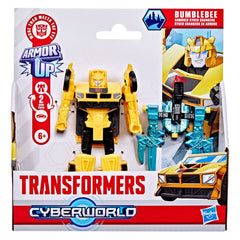 Transformers Cyberworld Bumblebee Armored Cyber Changers 4-Inch Action Figure