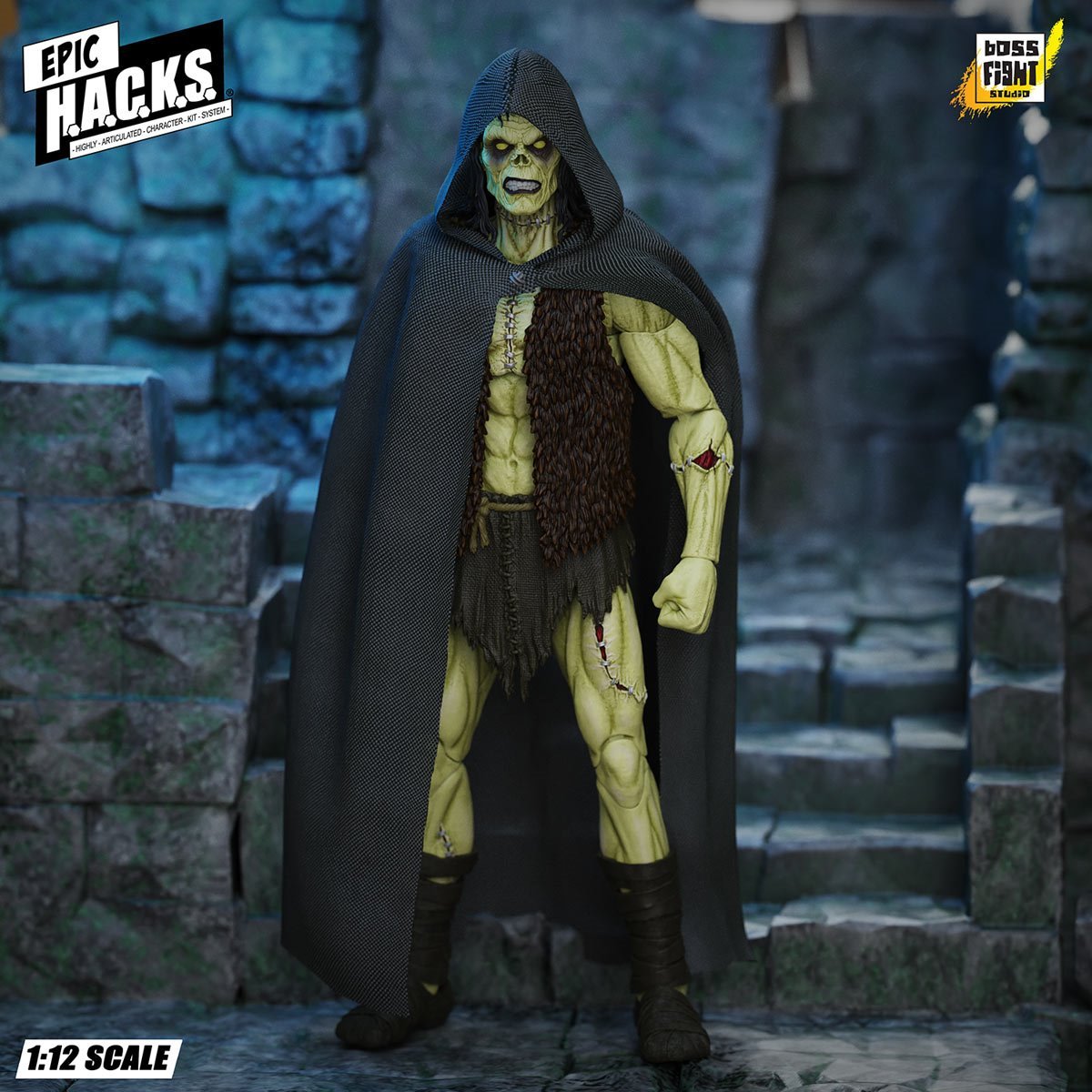 Epic H.A.C.K.S. Creatures Wave 1 Frankenstein's Monster: Undead Creature 1:12 Scale Action Figure