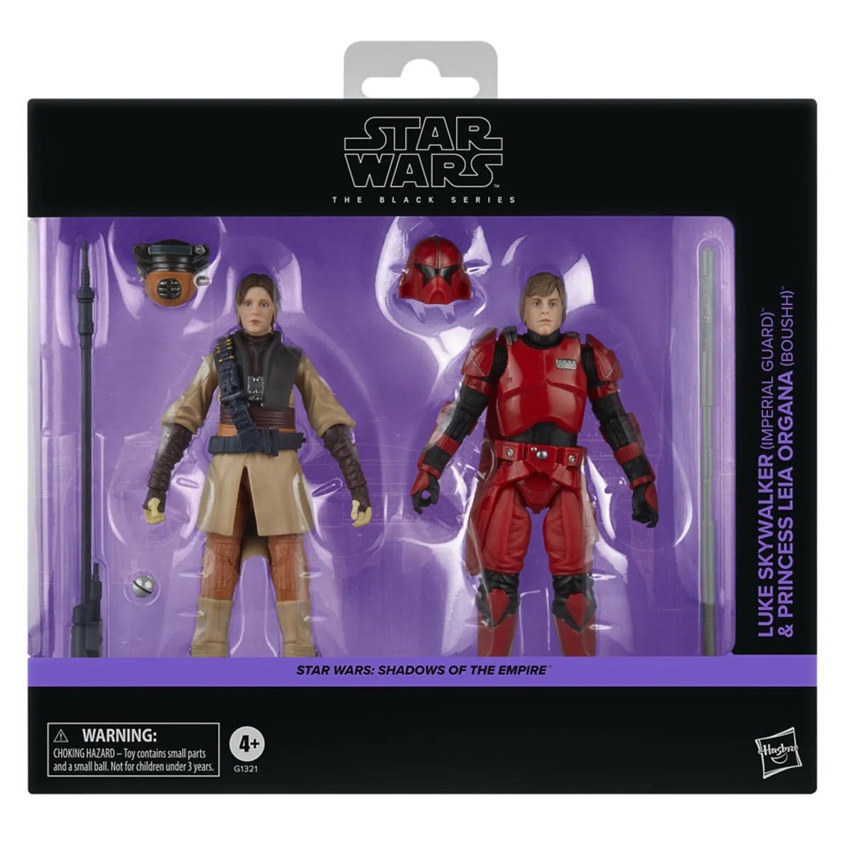 Star Wars The Black Series Shadows of the Empire Luke Skywalker & Princess Leia Organa 6-Inch Action Figures