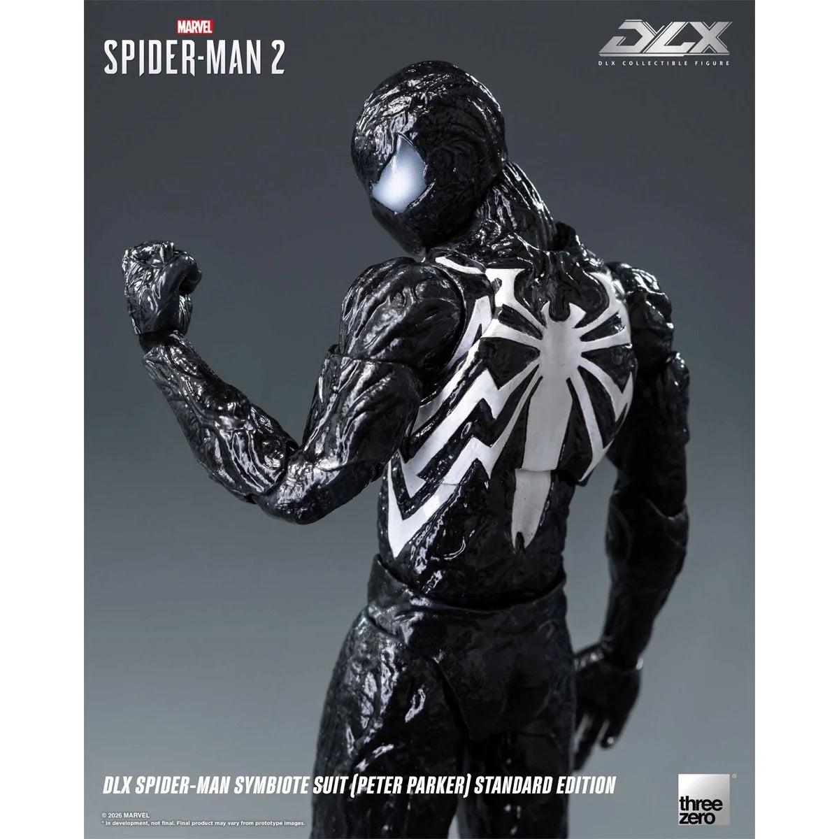 Marvel Spider-Man 2 Spider-Man Symbiote Suit Peter Parker Standard Edition DLX Action Figure