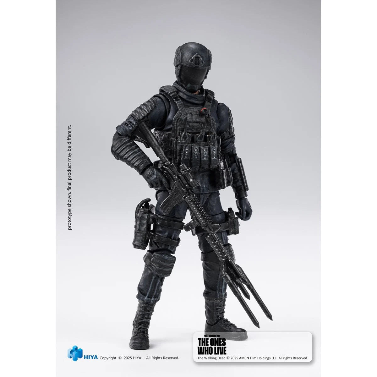 The Walking Dead The Ones Who Lived CRM Soldier Exquisite Mini Series 1:18 Scale Action Figure