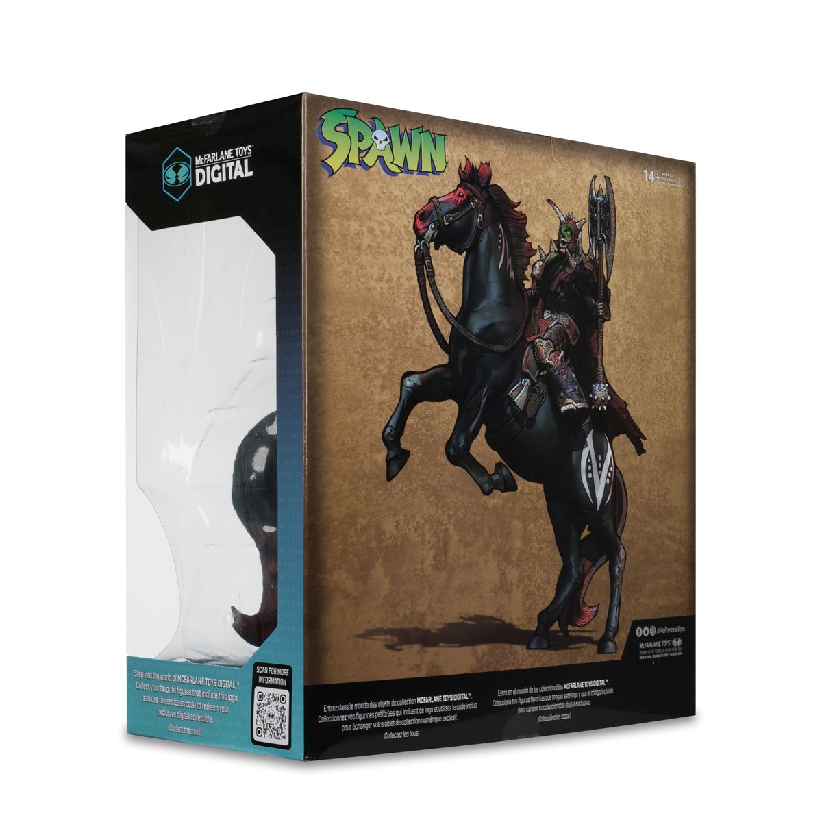 Spawn: The Dark Ages Bloodaxe with Horse 7-Inch Scale Action Figure 2-Pack with Digital Collectible