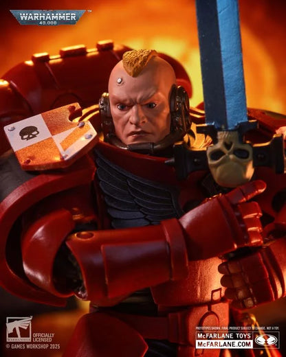 Warhammer 40,000 Wave 11 Blood Angel Assault Intercessor Sergeant 7-Inch Scale Action Figure