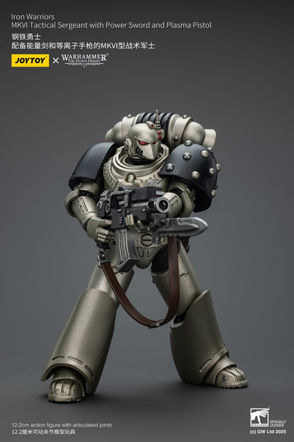 Warhammer The Horus Heresy Iron Warrior Tactical Sergeant with Sword 1:18 Scale Action Figure