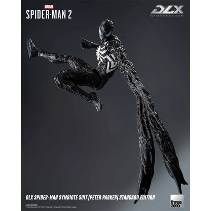 Marvel Spider-Man 2 Spider-Man Symbiote Suit Peter Parker Standard Edition DLX Action Figure