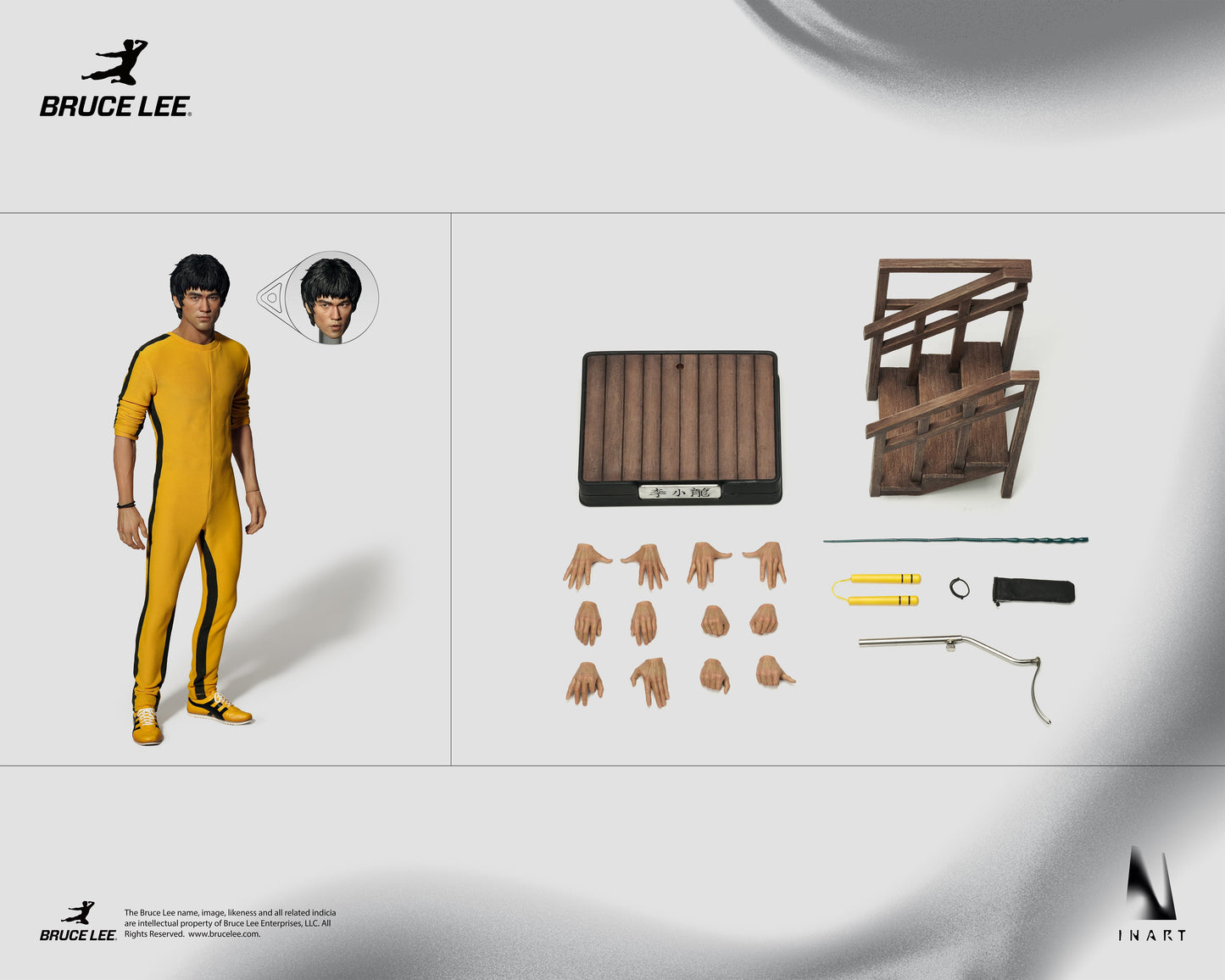 INART Bruce Lee (Yellow Jumpsuit) 1/6 Collectible Figure