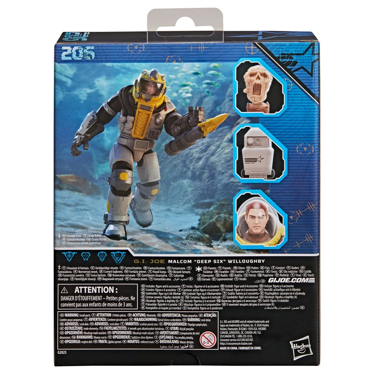 G.I. Joe Classified Series Deluxe Malcom Deep Six Willoughby 6-Inch Action Figure