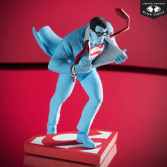 DC Direct Superman by Clayton Henry Superman Red and Blue 1:10 Scale Resin Statue