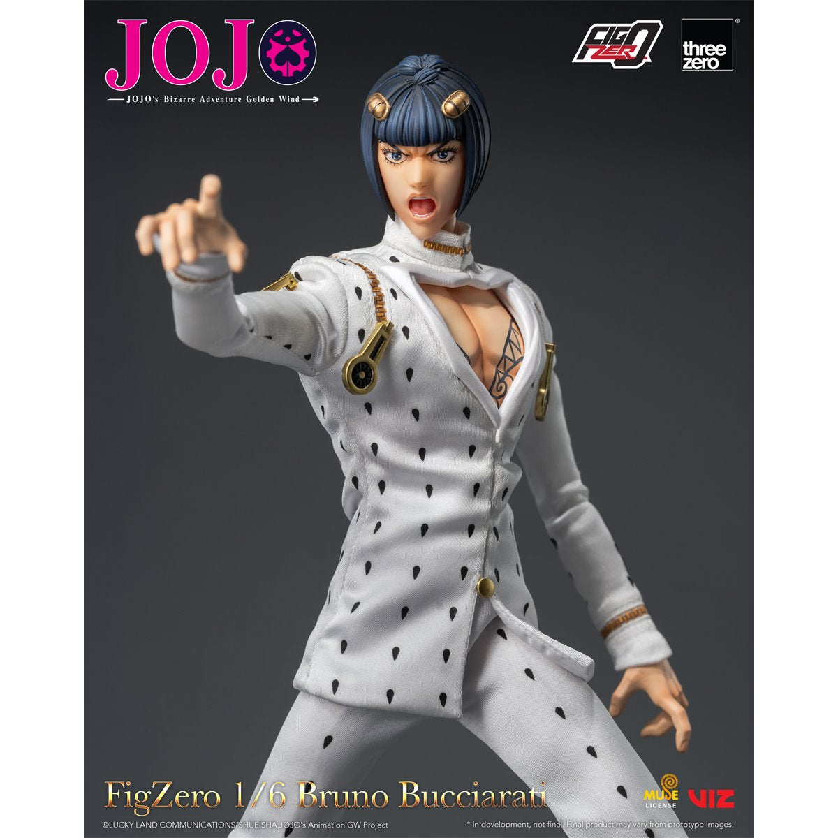 JoJo's Bizarre Adventure: Golden Wind Bruno Bucciarati FigZero 1:6 Scale Action Figure