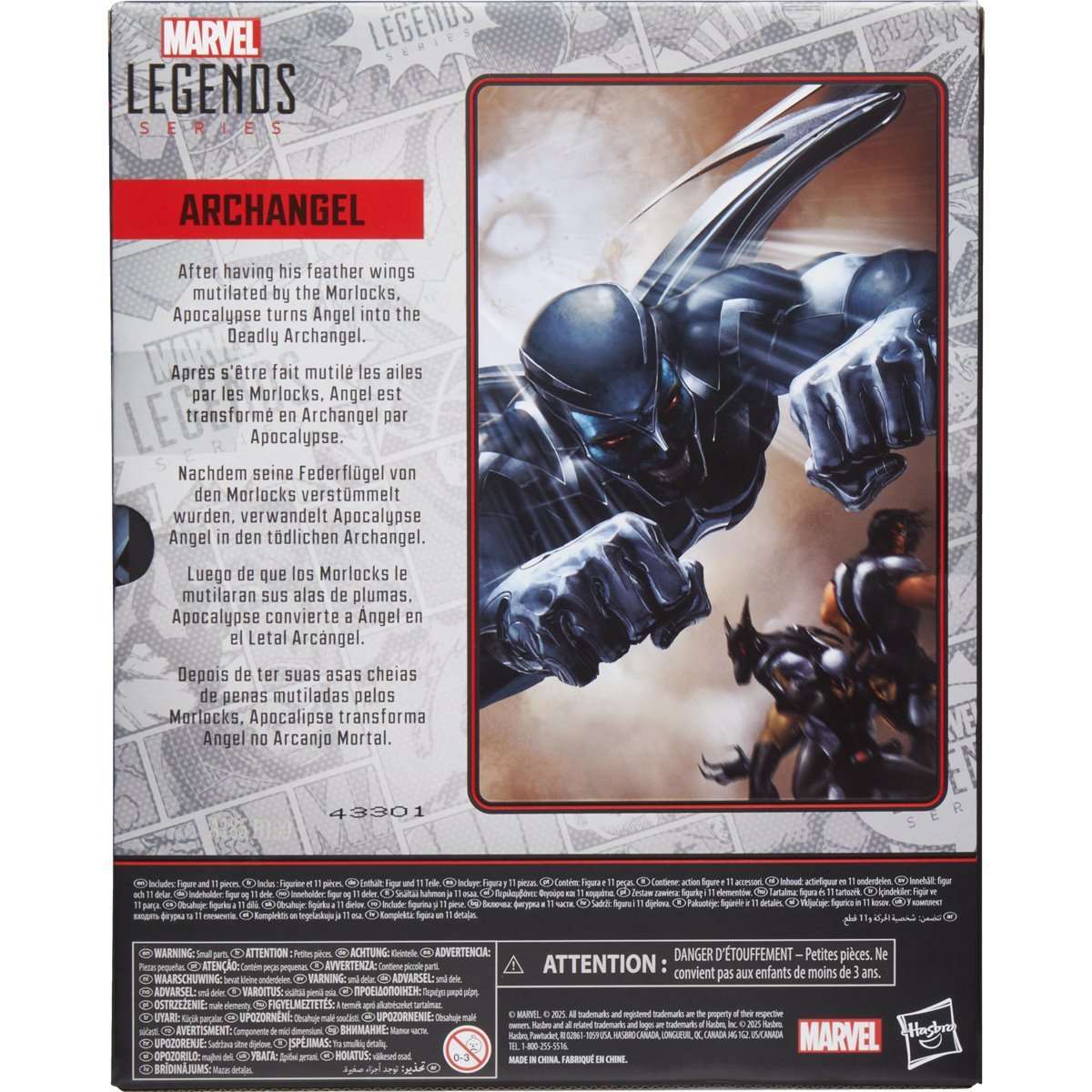 Marvel Legends Series X-Force Archangel Deluxe Action Figure