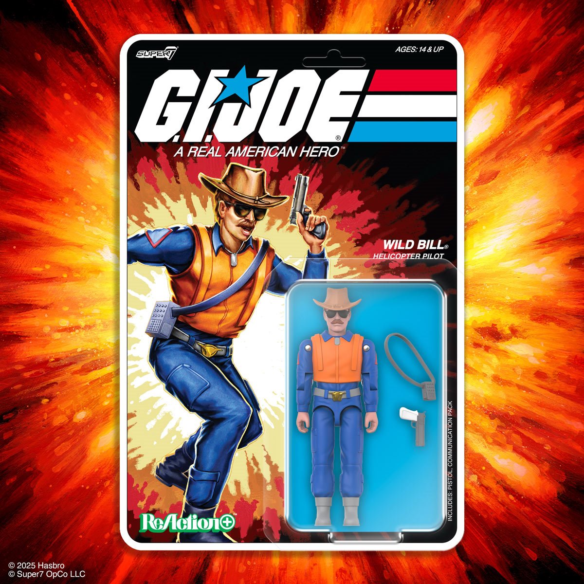 G.I. Joe Wild Bill (Cartoon) 3 3/4-Inch ReAction+ Figure