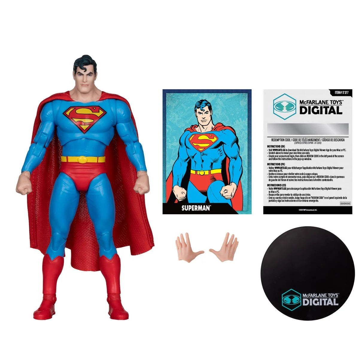 Superman The Silver Age 7-Inch Scale Action Figure with Digital Collectible