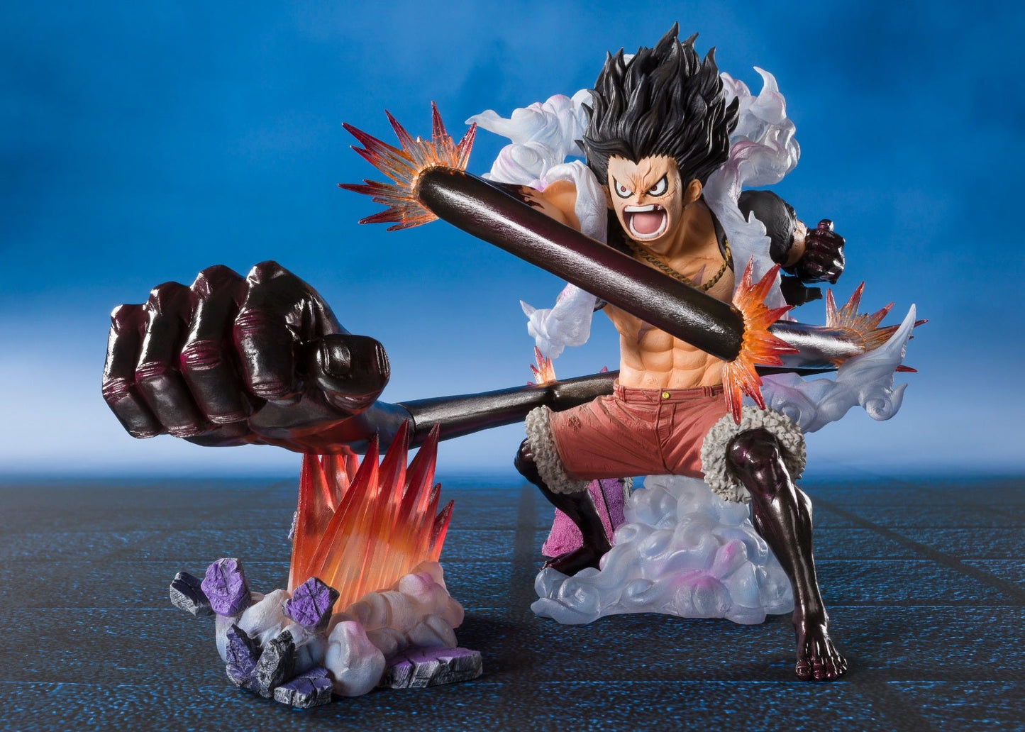 One Piece Monkey D. Luffy Gear 4 Snakeman King Cobra FiguartsZERO Extra Battle Statue - Reissue