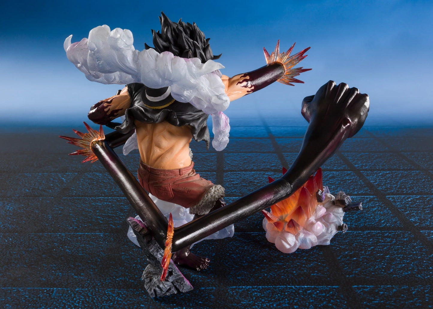 One Piece Monkey D. Luffy Gear 4 Snakeman King Cobra FiguartsZERO Extra Battle Statue - Reissue