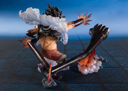 One Piece Monkey D. Luffy Gear 4 Snakeman King Cobra FiguartsZERO Extra Battle Statue - Reissue