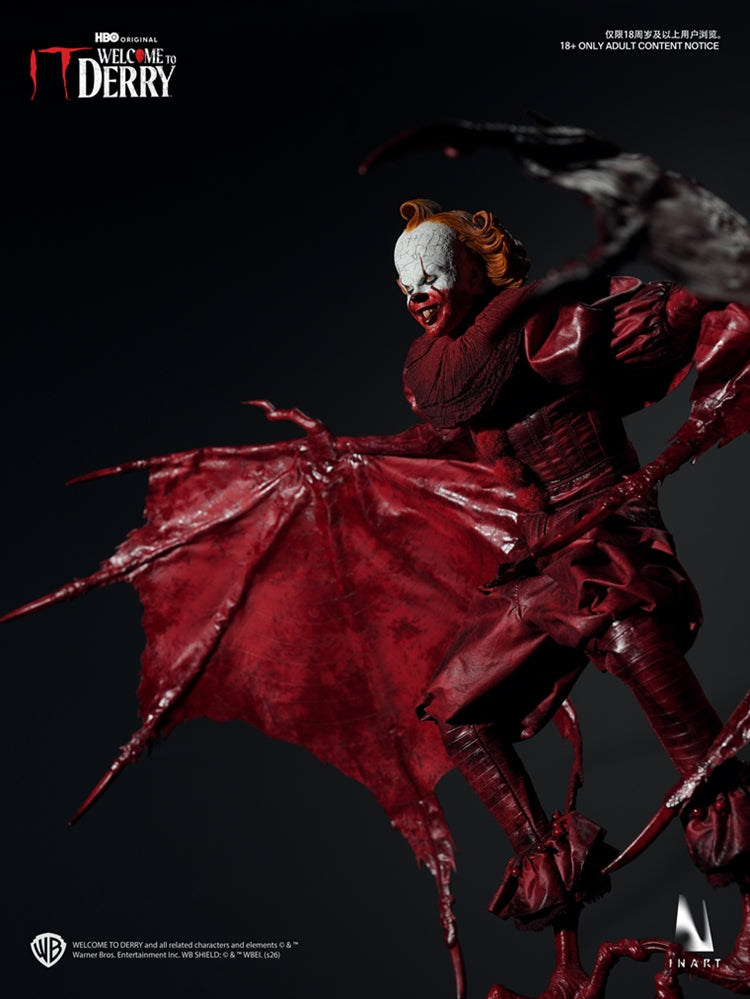 INART IT: Welcome to Derry Season 1 – Pennywise (Bloody Version) 1/6 Collectible Figure