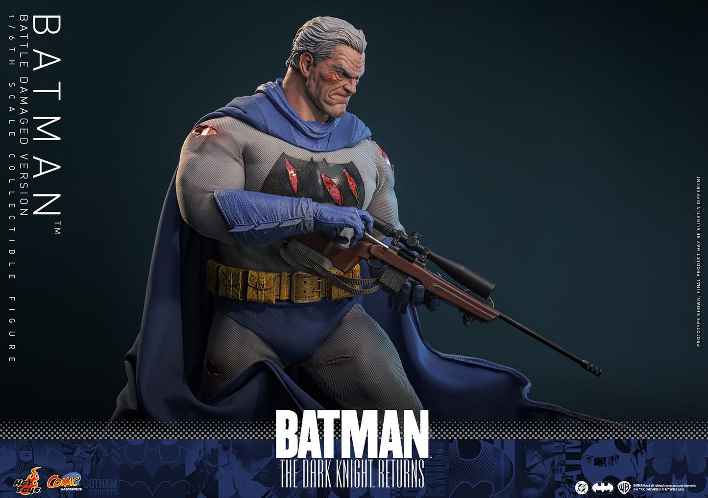 Batman: The Dark Knight Returns Batman (Battle Damaged Version) 1/6th Scale Collectible Figure