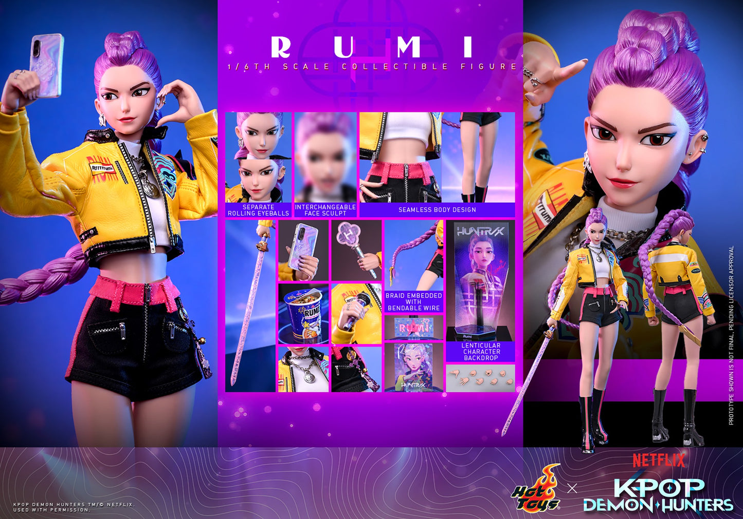 KPop Demon Hunters Rumi 1/6th Scale Collectible Figure