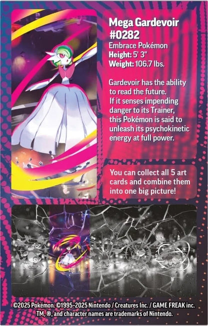 Pokémon TCG: Mega Heroes Mini Tin Display (10-Pack)