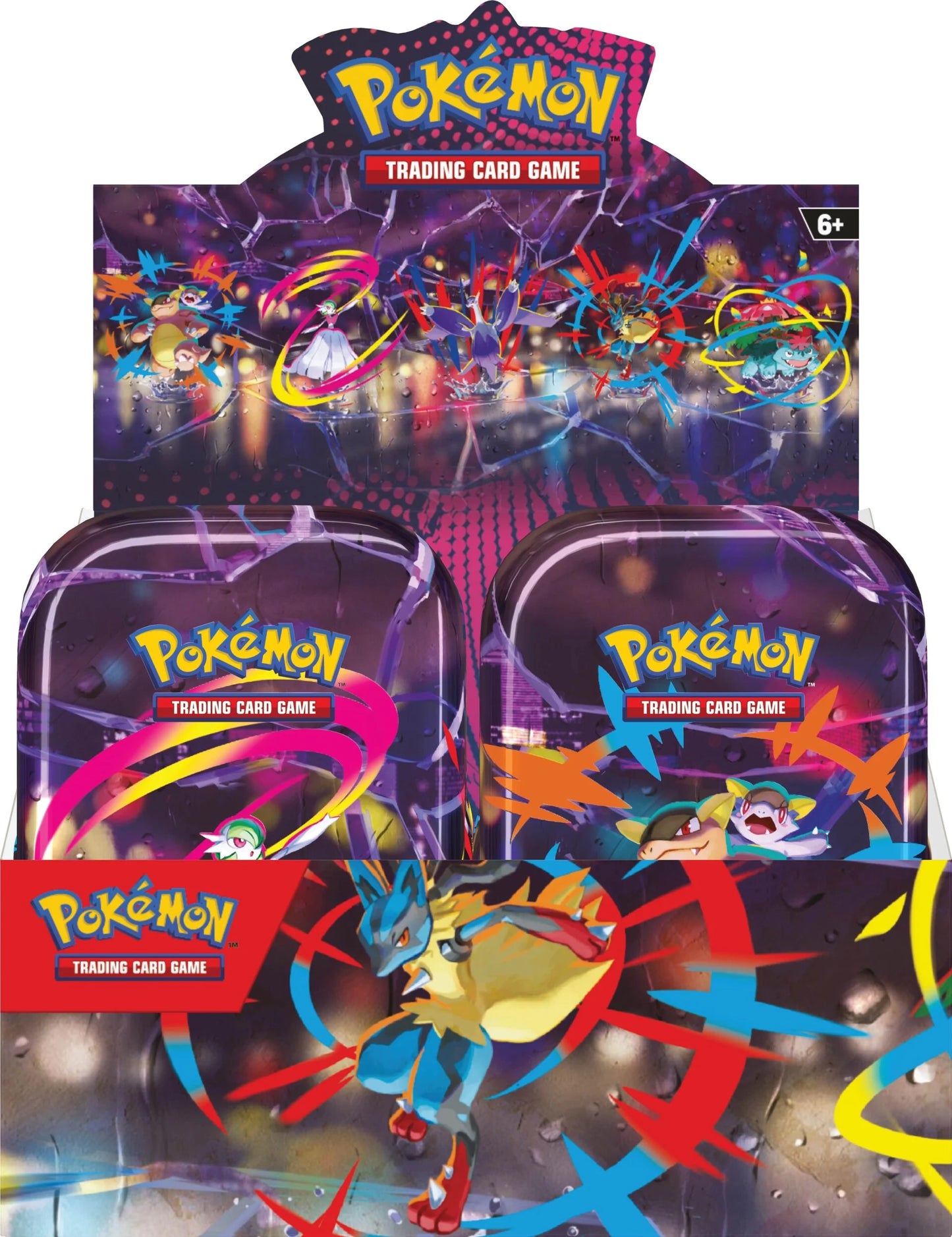 Pokémon TCG: Mega Heroes Mini Tin Display (10-Pack)
