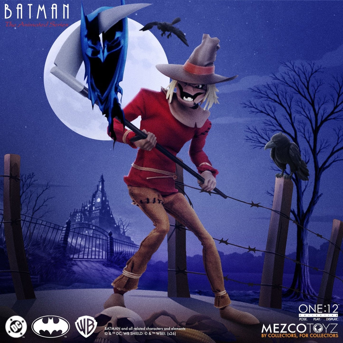 Batman: The Animated Series Scarecrow One 12 Collective Action Figure