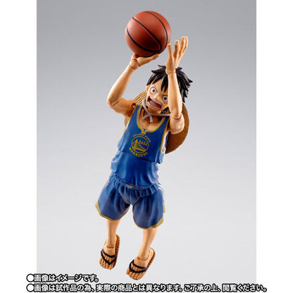 One Piece x NBA Monkey D. Luffy: Golden State Warriors Ver. Exclusive S.H.Figuarts Action Figure