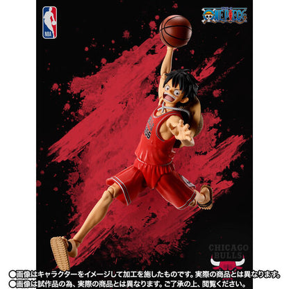 One Piece x NBA Monkey D. Luffy: Chicago Bulls Ver. Exclusive S.H.Figuarts Action Figure