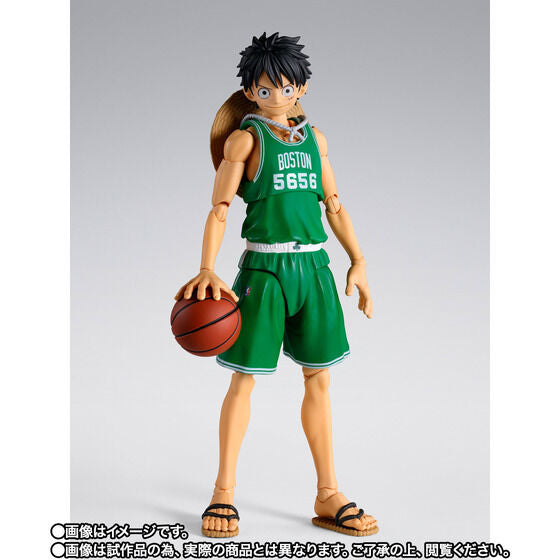 One Piece x NBA Monkey D. Luffy: Boston Celtics Ver. Exclusive S.H.Figuarts Action Figure