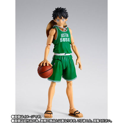 One Piece x NBA Monkey D. Luffy: Boston Celtics Ver. Exclusive S.H.Figuarts Action Figure
