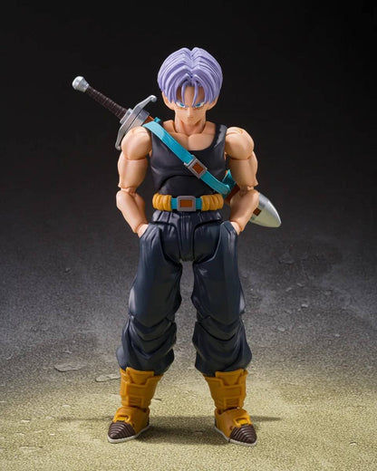 Dragon Ball Z Fighters Trunks S.H. Figuarts Action Figure with Special Display Base