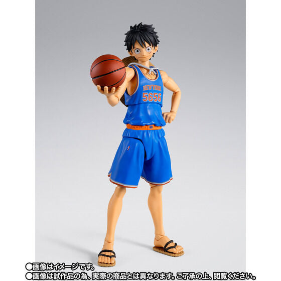 One Piece x NBA Monkey D. Luffy: New York Knicks Ver. Exclusive S.H.Figuarts Action Figure