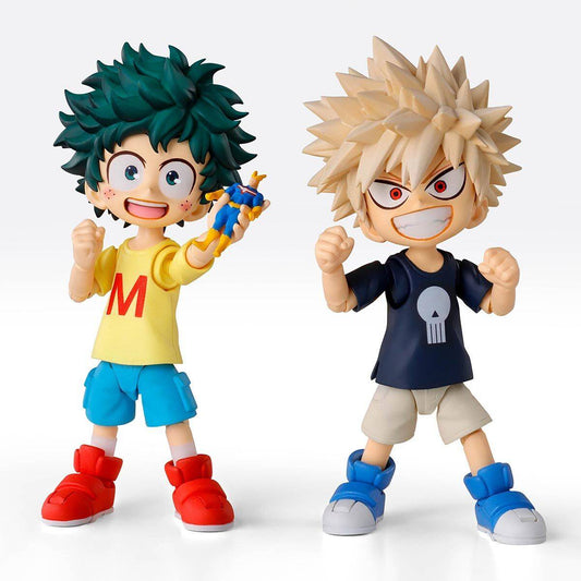 My Hero Academia Izuku Midoriya & Katsuki Bakugo Childhood Ver. S.H. Figuarts Action Figure Set