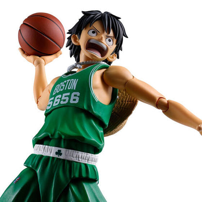 One Piece x NBA Monkey D. Luffy: Boston Celtics Ver. Exclusive S.H.Figuarts Action Figure