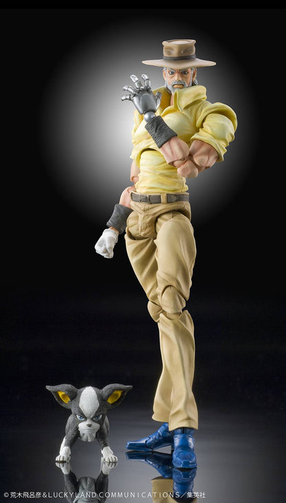 JoJo Bizarre Adventure Part 3: Stardust Crusaders Joseph Joestar & Iggy Super Action Statue (Reissue)